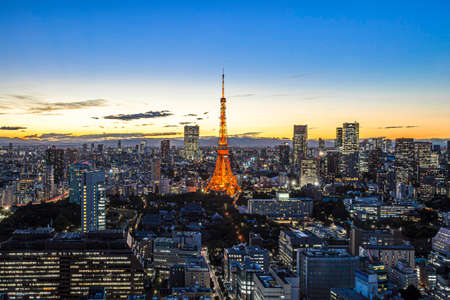 Tokyo rooftopsの写真素材