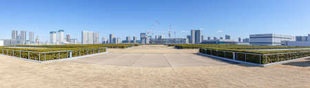 Toyosu Market Rooftop Greening Squareのeditorial素材