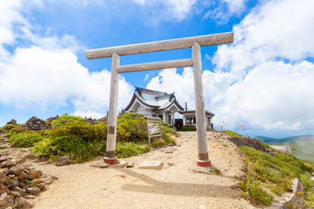 Karida Shrine at the top of Zao