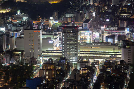 The night view of Tokyo from the Tokyo Sky Tree Observatoryのeditorial素材