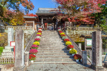 Shuzenji Temple in Autumnのeditorial素材