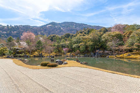 Tenryu-ji Temple Sogen pondのeditorial素材