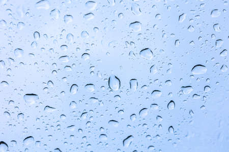 Drops of rain on the windowの写真素材