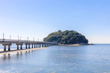 Takeshima, Takeshima, Gamagori, Aichiの写真素材