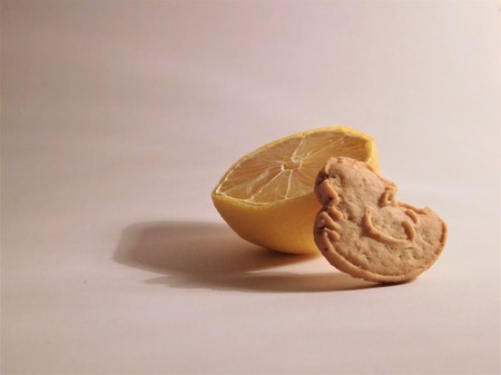 The half of the lemon
