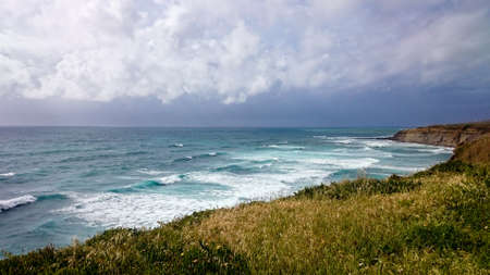 The beautiful beach of Ericeira in Portugal