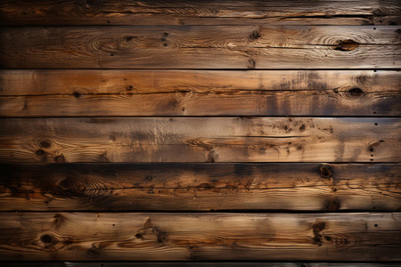Old wooden background or texture. Wooden planks. Wood background. ai generativeの素材