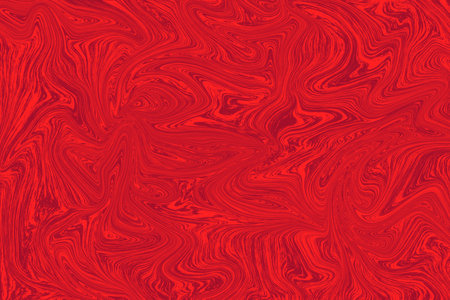 Vivid Red Swirl Abstract Texture. Swirling pattern of intense red hues in abstract designの写真素材