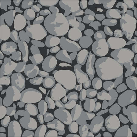 Gravel - Vector background gray and blackのイラスト素材