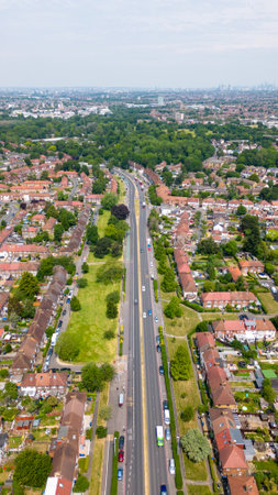 Aerial view of the city of Lincoln, Lincolnshire, UKの写真素材