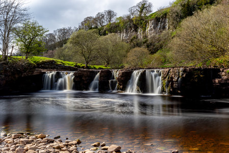 Waterfall on the River Dee in the English Lake District, UKの写真素材