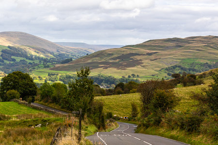 Countryside view of the Cairngorms National Park in Scotland