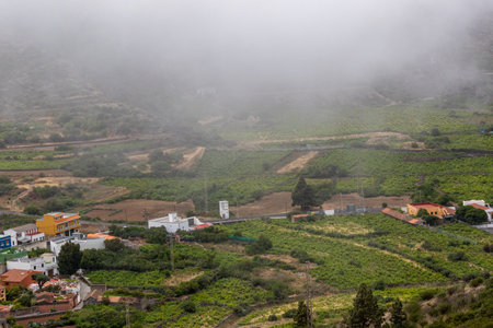 Gran Canaria, Caldera de Taburiente villageの写真素材