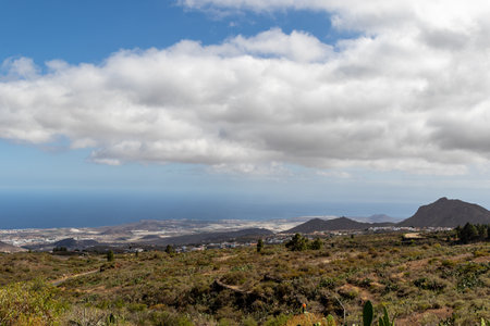 Volcanic landscape in La Palma, Canary Islands, Spainの写真素材