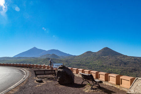 Beautiful view of the volcano Teide in Tenerife, Canary Islandsの写真素材