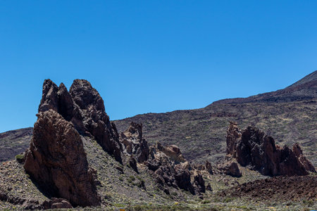 Teide National Park, Tenerife, Canary Islands, Spainの写真素材