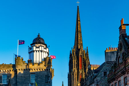 St. Mary's Church in Edinburgh, Scotland.の写真素材