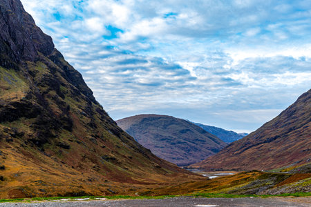 Scenic view of Glencoe, Glencoe, Scotland, UK