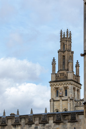 Detail of the Cathedral of Our Lady of the Assumption in Bath, Englandの写真素材