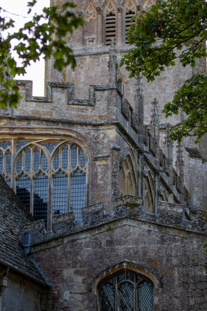 France, the picturesque church of Mont Saint Michel in Normandieの写真素材