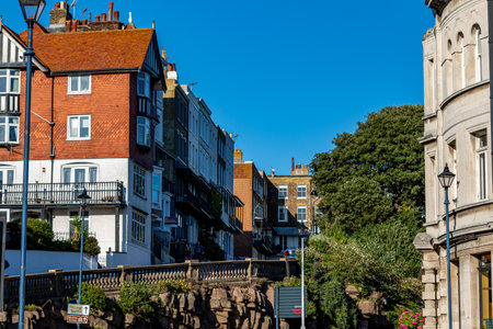Houses and streets of London.の写真素材