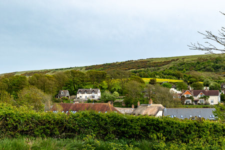 Village on the Dingle Peninsula in County Kerry, Ireland.の写真素材