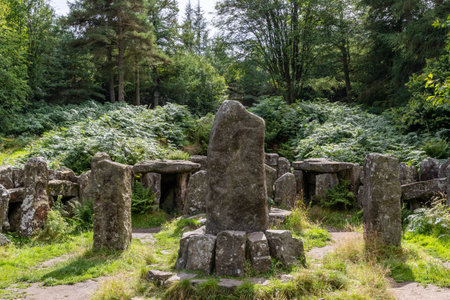 Megalithic Stonehenge in the English Lake District.の写真素材