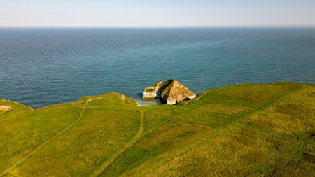 Aerial view of Durdle Door, Durdle Door, Dorset, UK