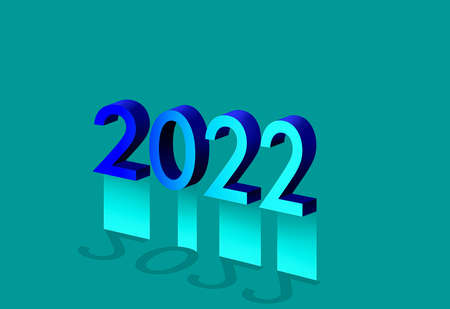 illustration number 2022 or year 2022