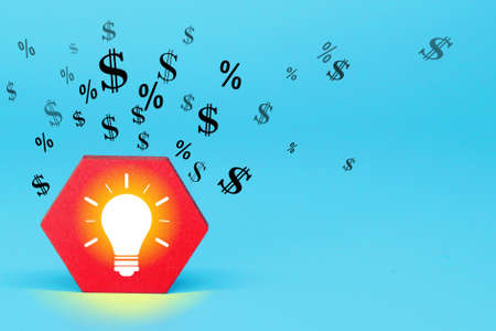 the concept of the idea of ââgenerating profit or finance. Make money or profit.の写真素材