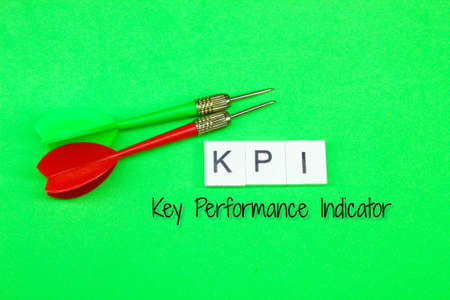 arrows with the letters KPI or Key Performance Indicators Or the word KPIの写真素材