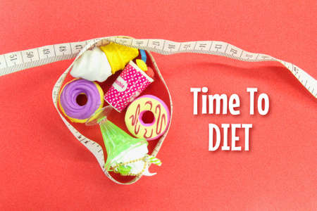 unhealthy foods with the word time to diet