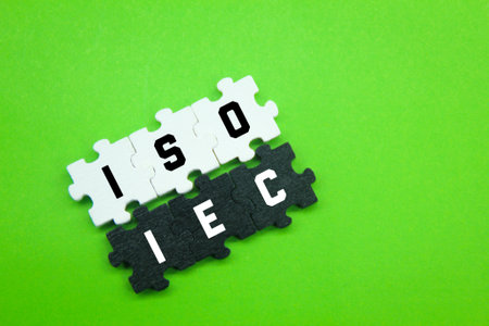 ISO and IEC or International standardization in the field of information technologyの写真素材