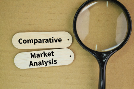 magnifying glass and stick with the words Comparative Market Analysis CMA