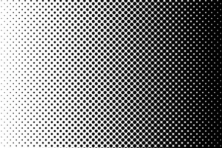 Dotted halftone gradient texture. Vanishing polka dot background. Repeating dots gradation pattern...