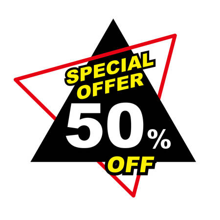 Special offer sale banner template design
