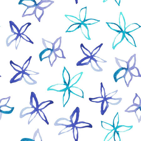 Handpaint watercolor seamless pattern 
の写真素材