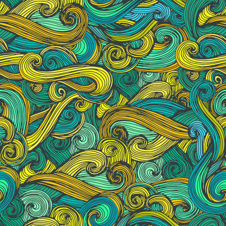 Seamless abstract wave pattern made in vectorの写真素材