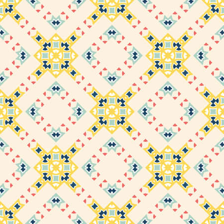 Perfect graphical seamless pattern. Geometrical texture made in vector. Unique background for...