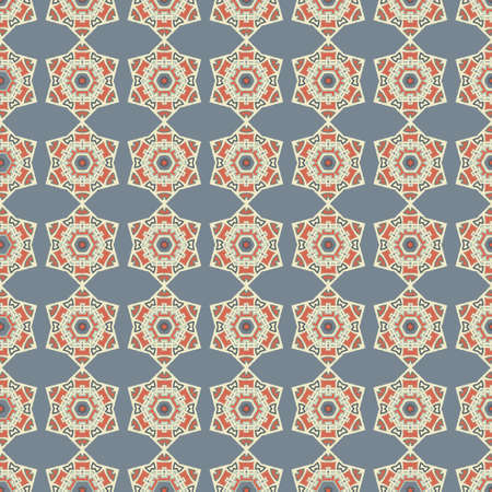 Perfect graphical seamless pattern. Geometrical texture made in vector. Unique background for invitations, cards, websites.のイラスト素材