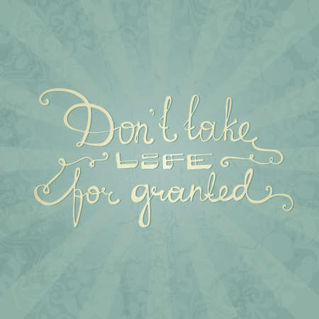 Inspirational and encouraging quote. Vector hand lettering. Perfect poster or card design. Typographic vector. Hand drawn doodle text.のイラスト素材