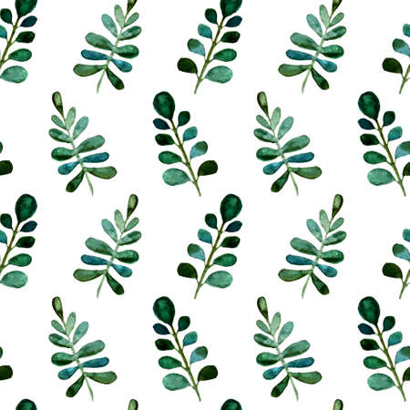 Floral watercolor seamless pattern. Beautiful vector hand drawn texture. Romantic background for web pages, wedding invitations, save the date cards. Watercolor vector.のイラスト素材