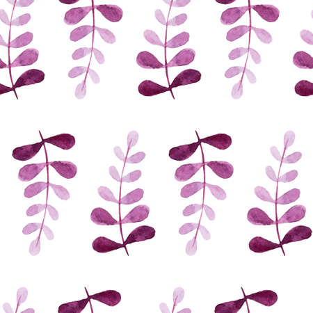 Floral watercolor seamless pattern. Beautiful vector hand drawn texture. Romantic background for web pages, wedding invitations, save the date cards. Watercolor vector.のイラスト素材