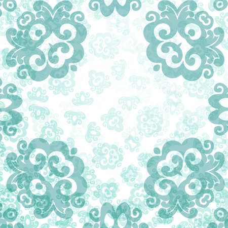 Elegant damask card template backdrop. Perfect background for invitations, save the date cards, weddings. Vector lacy template made in vector.のイラスト素材