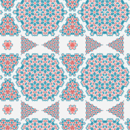 Perfect graphical seamless pattern. Geometrical texture maed in vector. Unique background for invitations, cards, websites.のイラスト素材