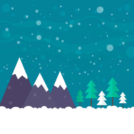 Winter card design. のイラスト素材