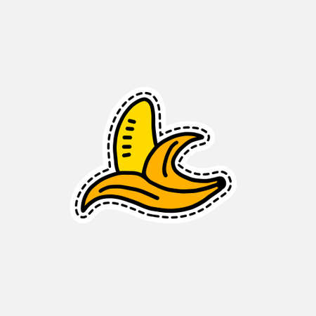 Isolated vector illustration in patch style. Great design for embroidery, sticker or pin.のイラスト素材