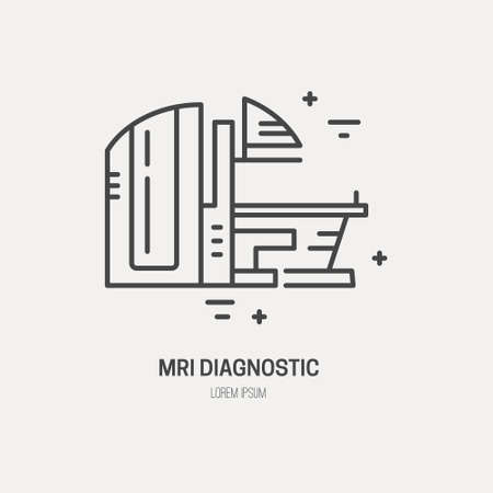 MRI scanner icon.のイラスト素材