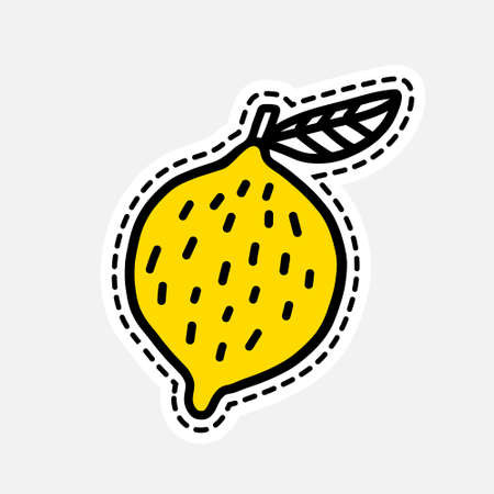 Isolated vector illustration in patch style. Great design for embroidery, sticker or pin.のイラスト素材