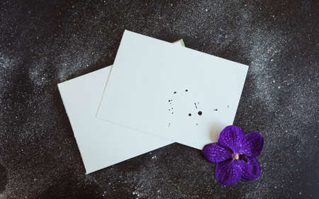 Mockup with space for your art or presentationの写真素材